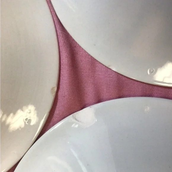 Set of 8 Majolica pottery plates leaf design Galvani Ceramiche Italy - Picture 8 of 8